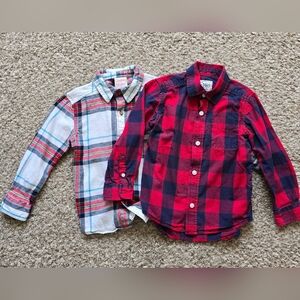 Bundle of 2 3T button down shirts
